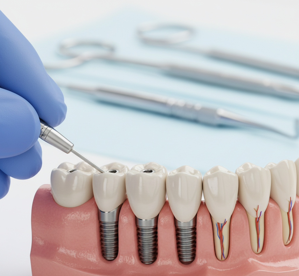 Prótesis atornillada o cementada